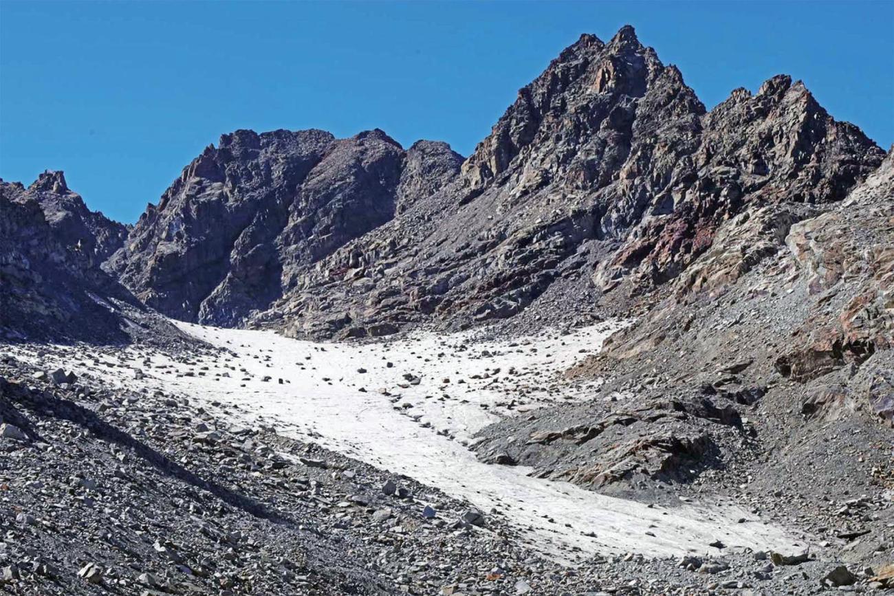 Il ghiacciaio Ciardoney - foto SMI